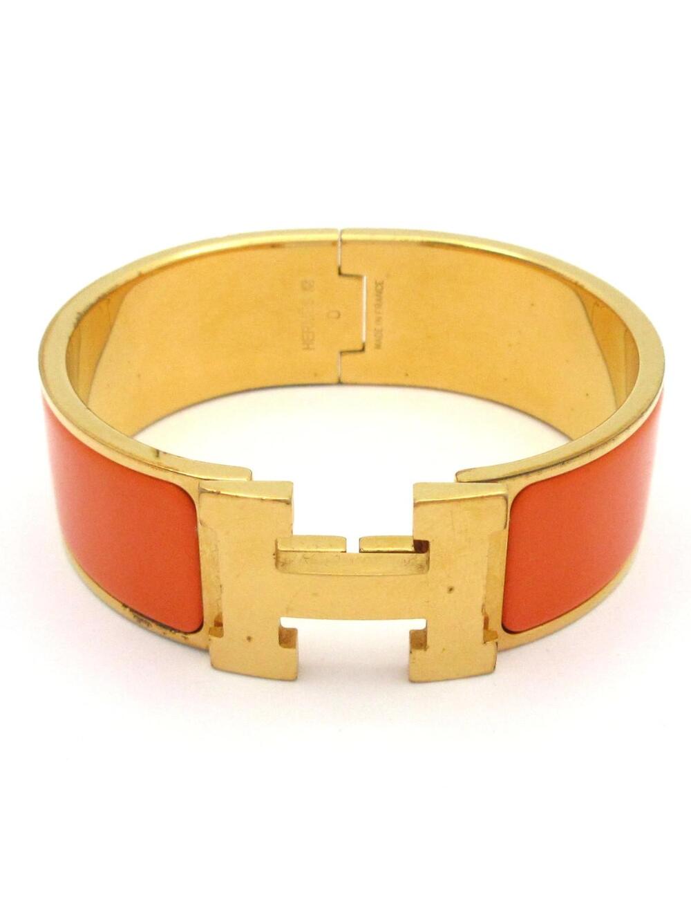 Hermes Clic Clac H Gold Orange Hardware #349909H69B